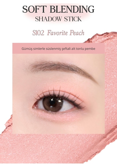 Clio Soft Blending Shadow Stick S102 Favorite Peach