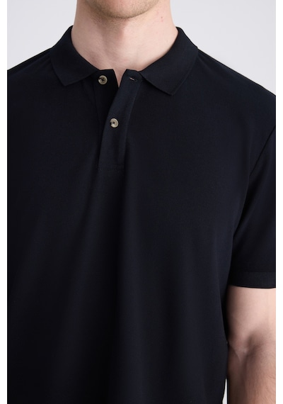 D's Damat Ds Damat Regular Fit Lacivert Pike Dokulu %100 Pamuklu T-shirt 4hc14tv02002m 101