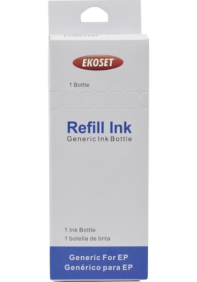 Ekoset Epson Workforce M105 Uyumlu Siyah Mürekkep 140 ML