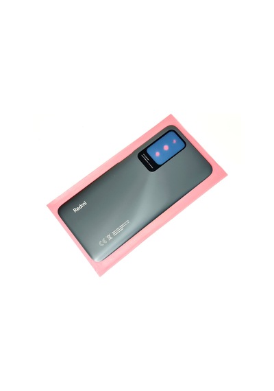 Tkgz Xiaomi Redmi 10 Arka Pil Kapağı Füme