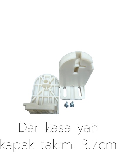 Zebra & Stor Perde Yan Kapak Takımı 3.7cm Dar Krem
