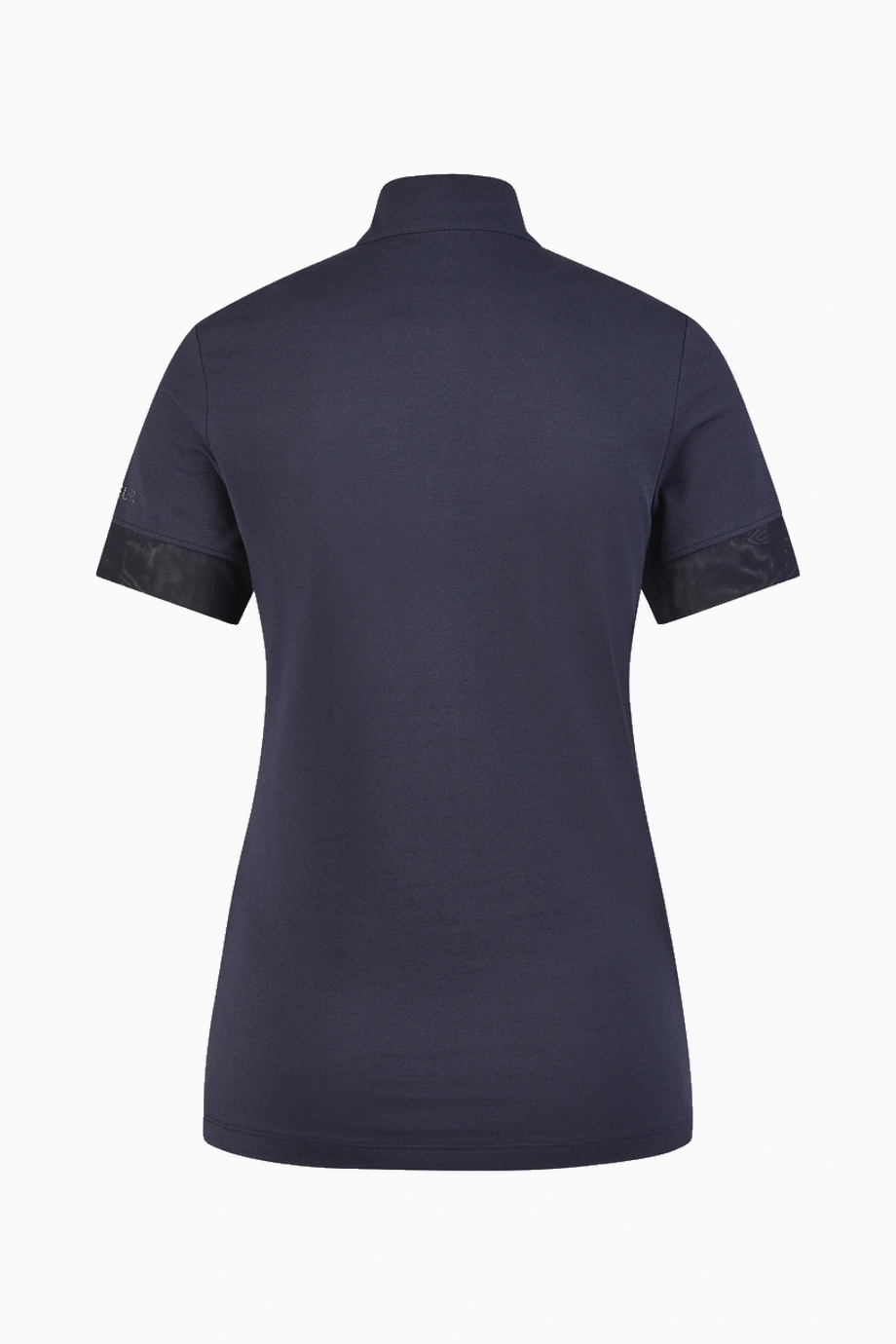 Pikeur Pique Shirt 7230 Lüks Tül Detaylı Kadın Spor Tişört Lacivert
