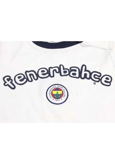 Fenerium Bebek Fenerbahçe Uzun Kol Beyaz Sweatshirt Beyaz