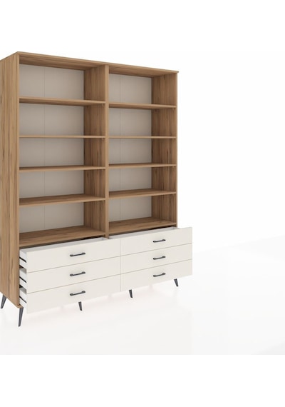 Hyperion Gardrop 10 Raflı 6 Çekmeceli 176x44x221 Çam-çam/aytaşı Çam/aytaşı Hyperion Gardrop 10 Raflı 6 Çekmeceli 176x44x221 Çam-çam/aytaşı Çam/aytaşı