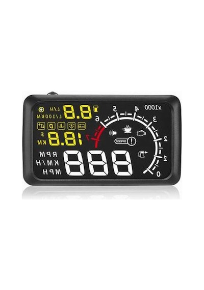 Gplus X3 Hud Head Up Display Obd Veri Yansıtıcı Hayalet Gösterge