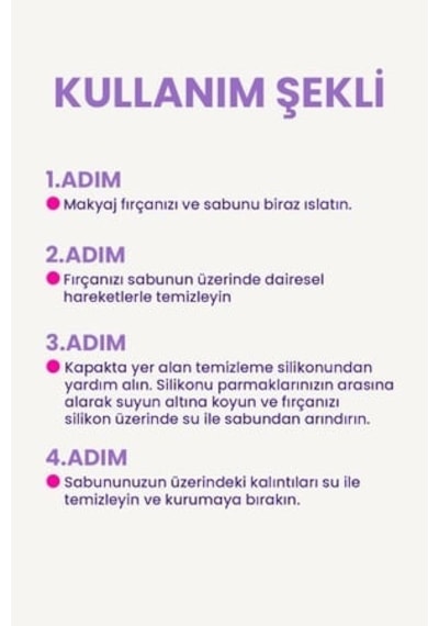 Pop Beauty Makyaj Fırçasını Ve Süngerini Temizleme Sabunu Ve Silikon Matı 70gr Popbeautysabun Orman Meyveleri