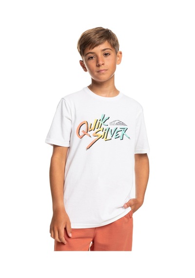 Quiksilver Signature Move Erkek Çocuk Tişört Beyaz