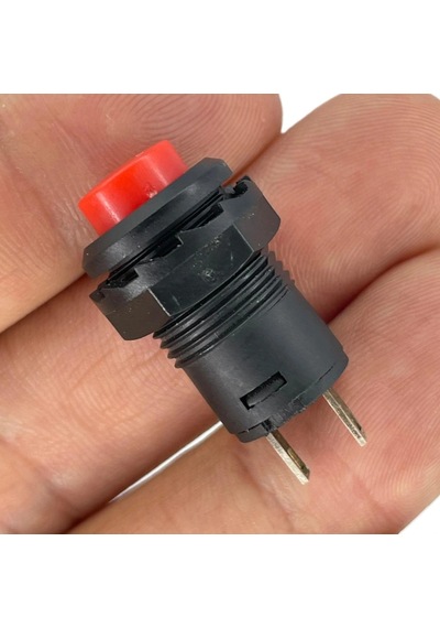 Ic-185d Buton Yuvarlak Plastik Kalıcı 12mm 2p