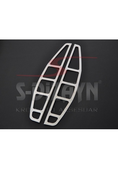 S-Dizayn  Fiat Doblo Krom Stop Çerçevesi 2 Prç 2000-2006