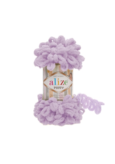 Alize 5 Adet Puffy El Örgü Ipliği 5'li Paket - 100 Gr. 9 Mt. Parmak Örgü Ipi - Şevval Tuhafiye 27