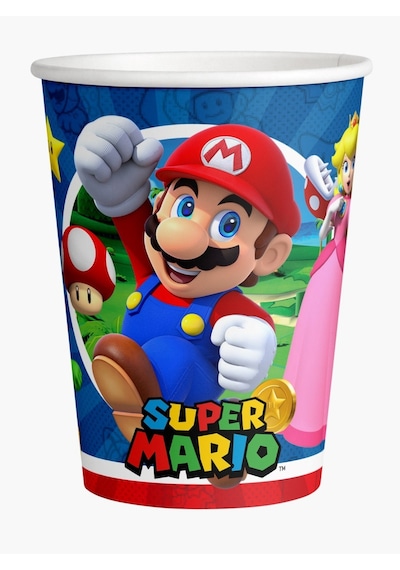 Super Mario Doğum Günü Konsepti 32 Kişilik Doğum Günü Seti Ekonomik