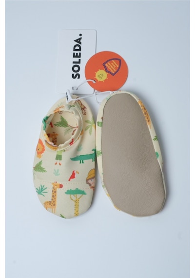 Soleda Uv Korumalı Kaydırmaz Bebek Çocuk Deniz Havuz Patiği Safari Jungle Çok Renkli