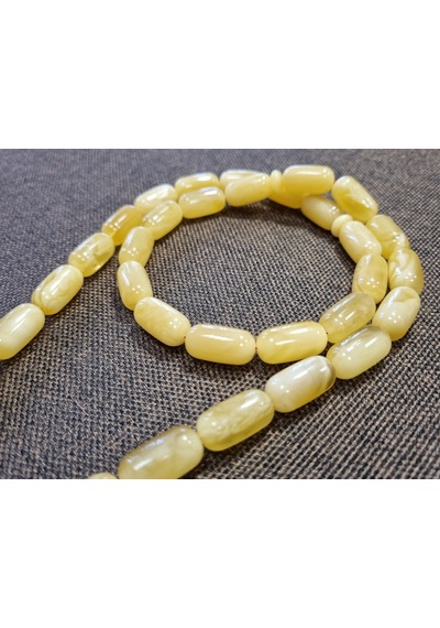 Beyrut Damla Alpaka Püskül Kapsül Kesim 7x11,5mm Tesbih Sarı