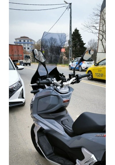 Motocam Arora Max T Easy 125 Ön Cam 2022-2026 Model 78cm Füme Renkli 4mm Uzun