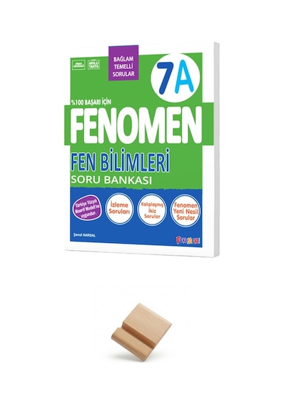 Fenomen 7. Sınıf Maarif 7a Serisi Fen Bilimleri Soru Bankası + Telefon Standı