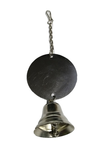Aynalı Çan Kuş Oyuncak Aynası (16 CM Uzunluğunda Krom Kaplama)
