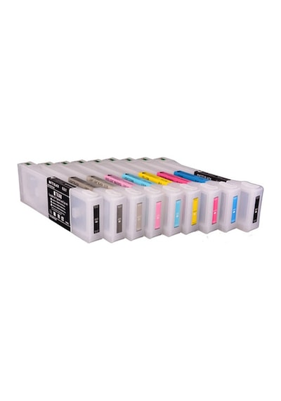Epson Sc P6000/P7000/P8000 Uyumlu Kolay Dolan Kartuş 9 Renk