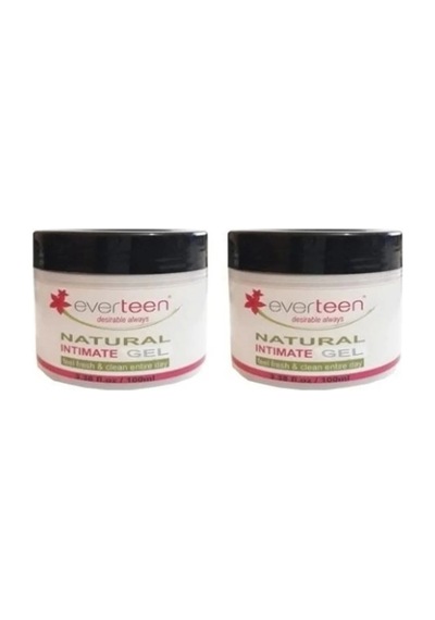 Süper Everteen Natural Intimate Gel Kadınlara Özel Genital Bölge Temizleme Jeli 100ml 2 Adet