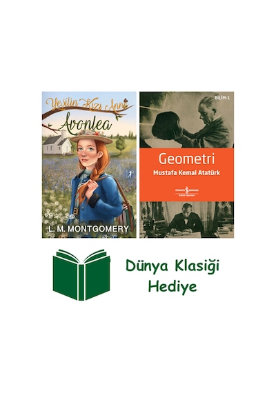 Yeşilin Kızı Anne 2 - Avonlea Ciltli + Geometri + Dünya Klasiği Hediye