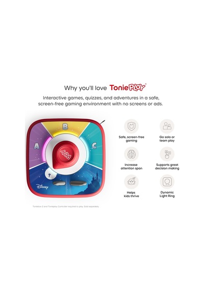 Tonies - Tonieplay Disney Bilgi Yarışması Krallığı İngilizce Toniebox 2 Oyunu