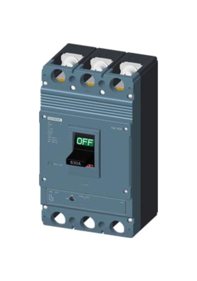 Siemens 3vj1463-5da32-0aa0 Sinoplus Kompakt Şalter, 3 Kutup 36ka 3vj14, 630 Amper Sabit Tip Termik