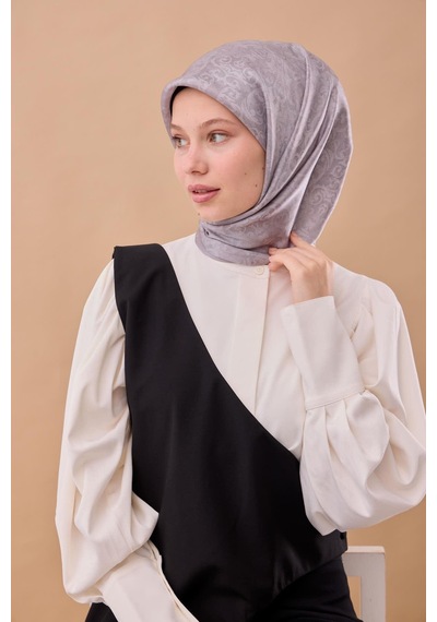 Silk Home Shiny Eşarp 75012-06 Gri, Gümüş