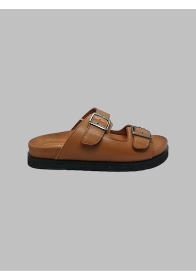 Pierre Cardin Pc-54607 Kadın Deri Terlik Taba