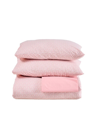 Doqu Home Floren Nevresim Takımı / Yatak Örtüsü Seti Tek Kişilik Pembe