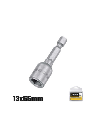 Sgs Manyetik Somun Adaptörü 13mm 65mm Sgs2489