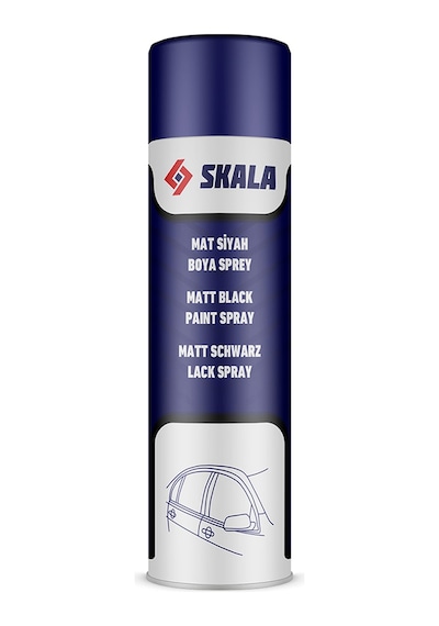 Mat Siyah Boya Sprey 500ml 0526 Mat Siyah