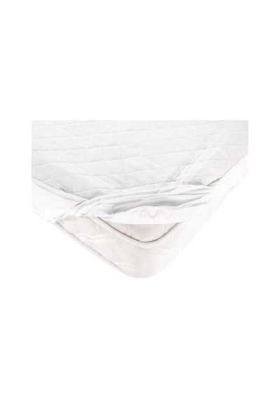 Kapitoneli Sıvı Geçirmez Fitted 90x190 Cm Tek Kişilik Alez Beyaz