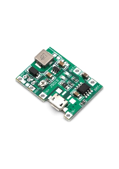 Tp4056 18650 Lityum Pil Şarj Micro Usb Ayarlı Voltaj Yükseltici 3-7v To 27v Boost Step Up Lion Akü
