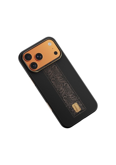 İphone 17 Pro Uyumlu Kılıf M-safe Şarj Özellikli Raptic Aramid Dual Rise Serisi Kapak Siyah