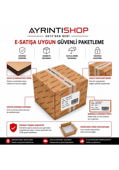 Tr Ayrıntıshop Metal Zamak Krom Parlak Cam Kapı Kulp 16cm Lik