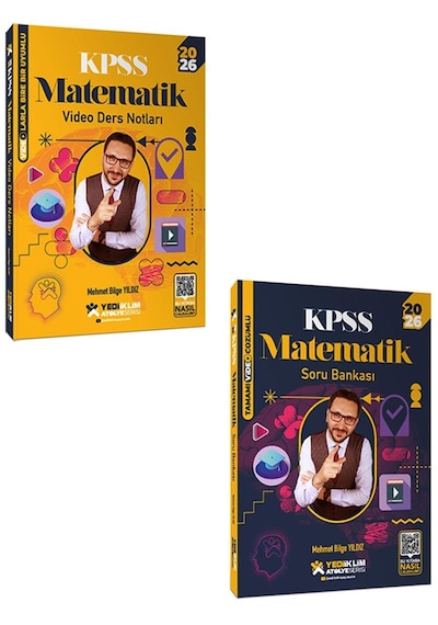 Yediiklim 2026 Kpss Atölye Serisi Genel Yetenek Matematik Video Ders Notları Ve Soru Bankası Seti