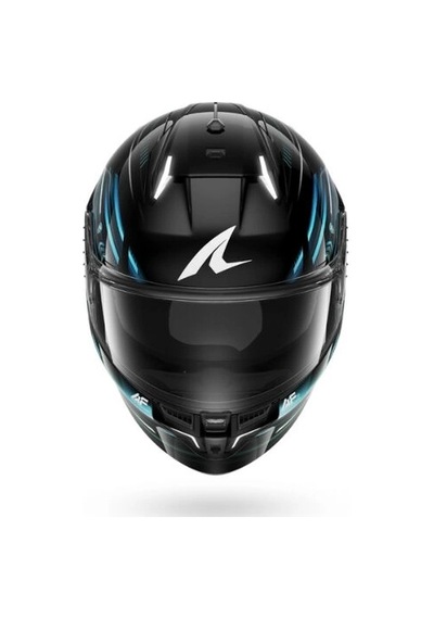 Shark Skwal İ3 Lıght-blur Siyah-kırmızı-mavi Kapalı Kask Ledli Model Parlak Siyah-mavi