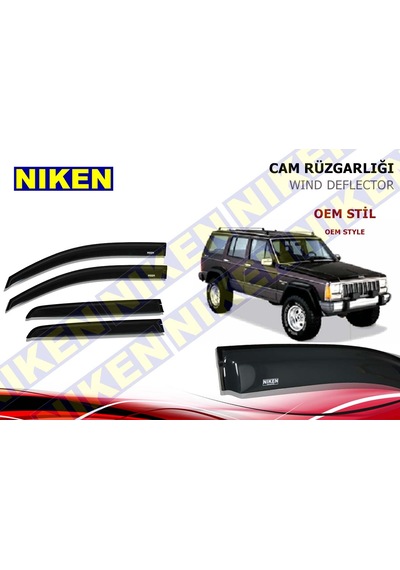 Jeep Grand Cherokee Xj Cam Rüzgarlığı 1984-2001 Arası Niken