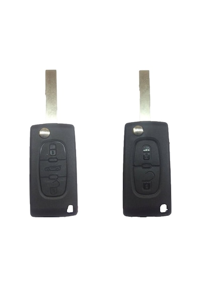 1.Sınıf Peugeot Uyumlu 2 Ve 3 Tuşlu 207 307 Kumanda Anahtar Kabı