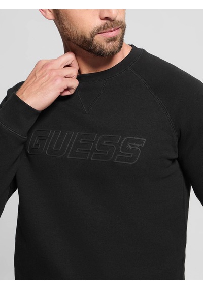 Guess New Aldwin Erkek Sweatshirt Z4yq16k9v31 Siyah