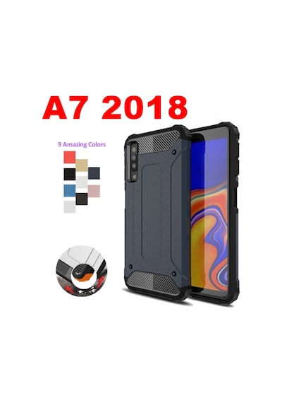Galaxy A7 2018 Armor Hibrit Kaliteli Zırh Kılıf