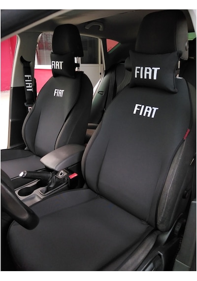 Fiat Nakışlı Ön Ikili Oto Koltuk Kılıfı