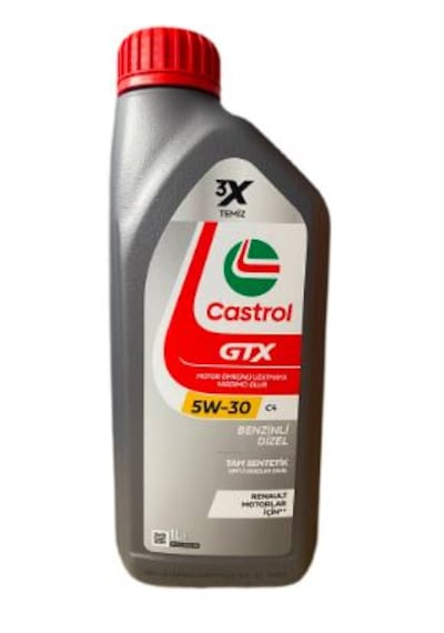 Castrol GTX 5W-30 Tam Sentetik Motor Yağı 1 L
