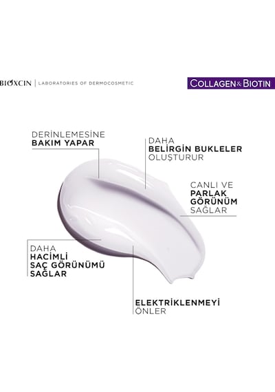Collagen & Biotin 7/24 Şekillendirici Krem 200 Ml - Elektriklenme Karşıtı