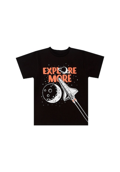 Denokids Mshb&g Explore Erkek Çocuk T-shirt Şort Takım Renkli Çok Renkli