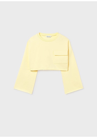 Mayoral Kız Çocuk Sweatshirt Ve Body Set Sarı