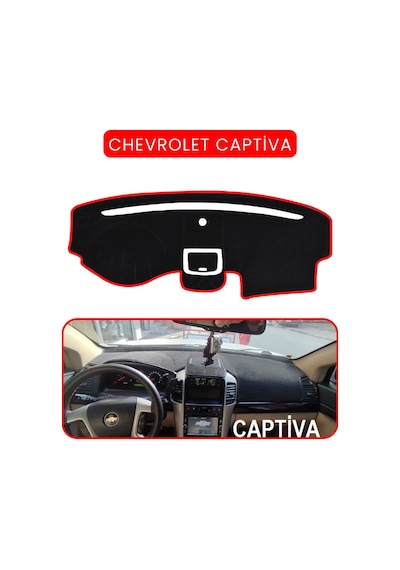 Chevrolet Captivatorpido Koruma Halısı Kırmızı Kenar