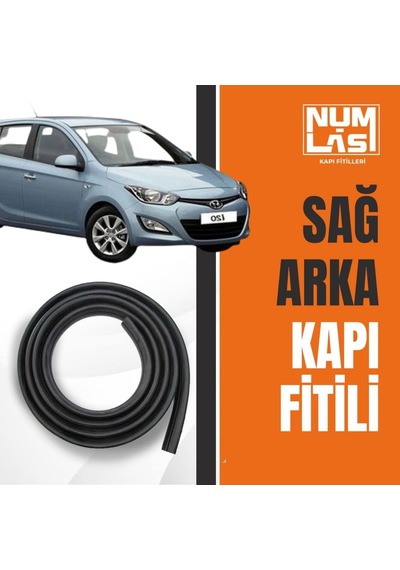 Hyundai İ20 2008-2014 Sağ Arka Kapı Fitili-a Kalite-numlas-nm6189