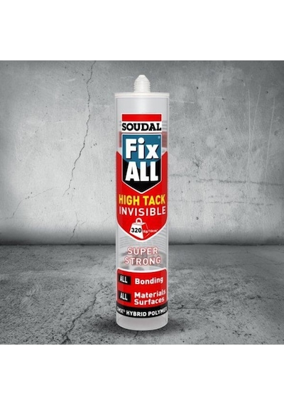 Fix All High Tack Korniş Yapıştırıcı Montaj Silikonu Şeffaf 290Ml Şeffaf