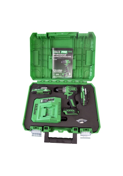 Hais Pro Profesyonel Vidalama Matkap Rb-db2101 21 V 2.0 Ah Çift Akülü