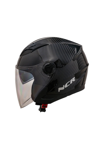 NCR Jet Çenesiz Motosiklet Kaskı Carbon
